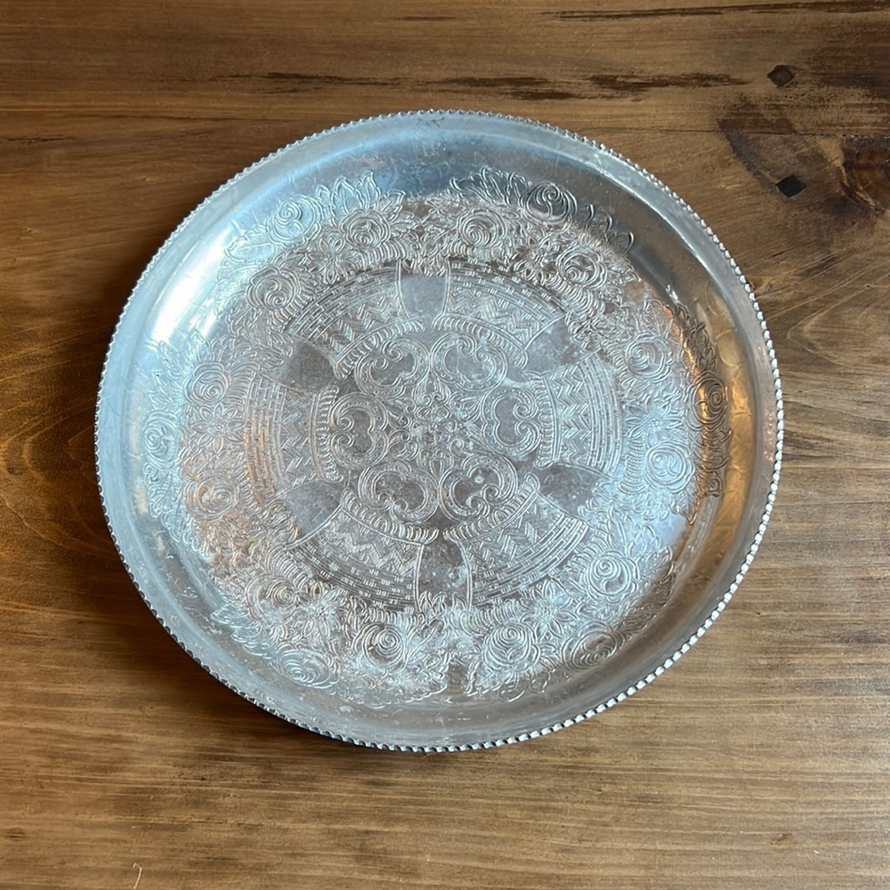 Vintage Wilson hand-forged aluminum tray